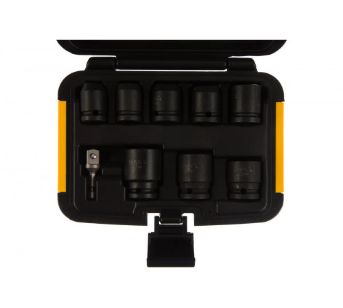 Набор ударных торцевых головок (10-27 мм; 1/2"; 9 шт.) DEWALT DT7507