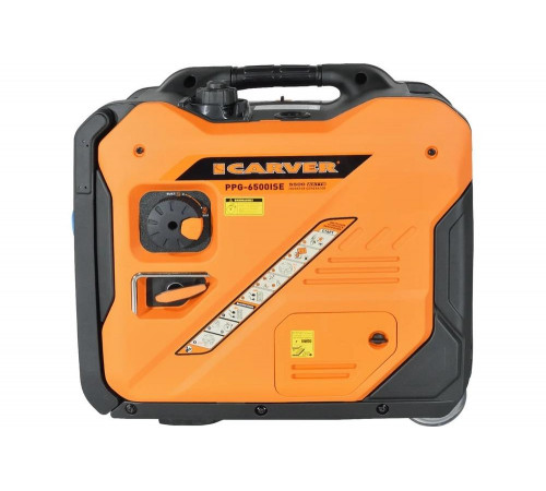 Генератор CARVER PPG -6500ISE инверторный 5/5,5кВт, 220/12В, 1+1роз,USB, безATS-порта, диспл, колеса 01.020.00048 Генератор CARVER PPG -6500ISE инверторный 5/5,5кВт, 220/12В, 1+1роз,USB, безATS-порта, диспл, колеса 01.020.00048