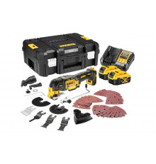Аккумуляторный реноватор DEWALT DCS356P2, 18 В, 20000 кол/мин, с 2 АКБ 5 А*ч и ЗУ, в кейсе TSTAK DCS356P2-QW