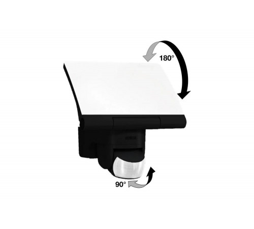 Светодиодный прожектор с датчиком движения Steinel XLed Home 2 IP 44 black matt LED 14,8 Вт 033071
