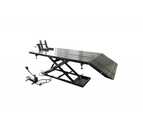 Подъемник для мотоциклов и квадроциклов KraftWell г/п 680 кг, цвет серый, подъем до 830 мм KRW680MQ Подъемник для мотоциклов и квадроциклов KraftWell г/п 680 кг, цвет серый, подъем до 830 мм KRW680MQ
