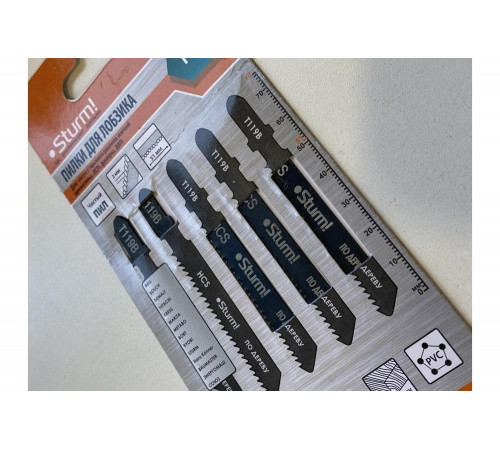 Пилки для лобзика Sturm 5250307 Пилки для лобзика Sturm 5250307