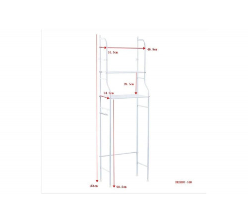 Стеллаж для ванной комнаты DEKO 3 полки DKSB07-160