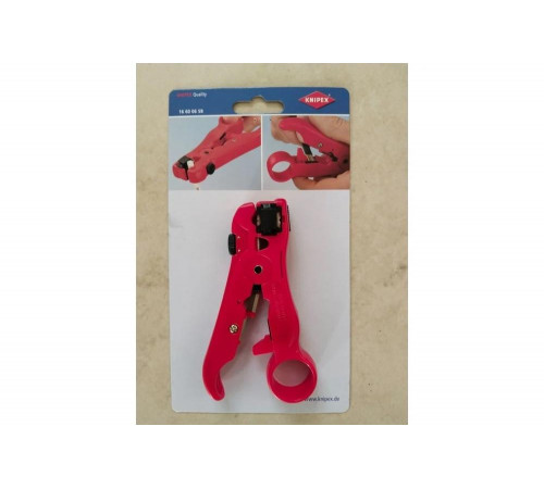 Инструмент для снятия изоляции KNIPEX KN-166006SB Инструмент для снятия изоляции KNIPEX KN-166006SB