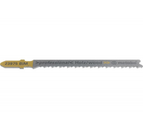 Пилки по дереву T101BF (75х2.5 мм, BIM, 5 шт.) Metabo 623975000