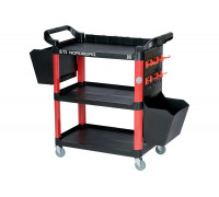 Тележка с пластиковыми полками NORDBERG, 2 коробки, T3