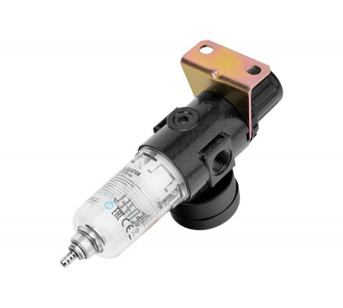 Фильтр-регулятор FR1500, 10 бар, 1500 л/мин, 1/4" Denzel 57459 Фильтр-регулятор FR1500, 10 бар, 1500 л/мин, 1/4" Denzel 57459