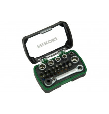 Набор бит и головок HiKOKI 24 предмета в пластиковом футляре 750362