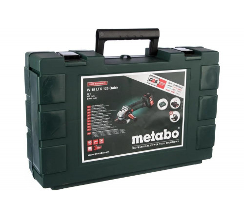 Аккумуляторная угловая шлифмашина Metabo W 18 LTX 125 602174650 Аккумуляторная угловая шлифмашина Metabo W 18 LTX 125 602174650