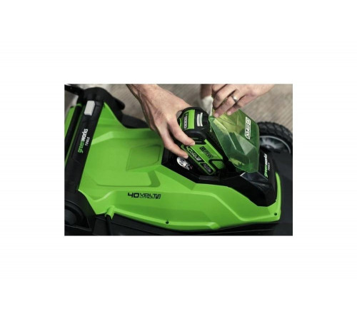 Аккумуляторная газонокосилка Greenworks 40V, бесщеточная, 41 см, без АКБ и ЗУ 2517907 Аккумуляторная газонокосилка Greenworks 40V, бесщеточная, 41 см, без АКБ и ЗУ 2517907