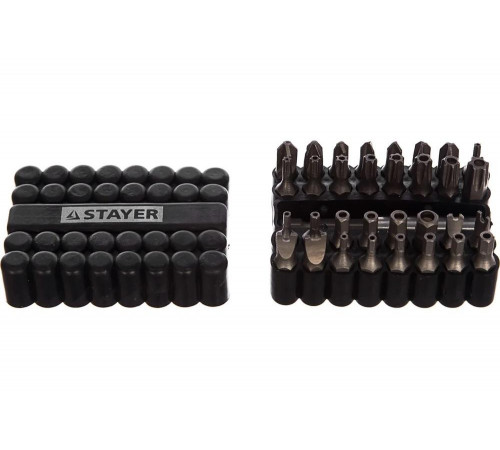 STAYER 33 шт., набор специальных бит 26084-H33