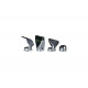 Термофен 2000 Вт, PRT 2000 60-350/60-600 Kit 4, 4 насадки FUBAG 41267