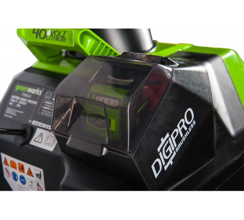 Снегоуборщик аккумуляторный GreenWorks 40 V, 51 см, бесщеточный, с 1хАКБ 4 Ач c USB и ЗУ 2600007USB4 Снегоуборщик аккумуляторный GreenWorks 40 V, 51 см, бесщеточный, с 1хАКБ 4 Ач c USB и ЗУ 2600007USB4