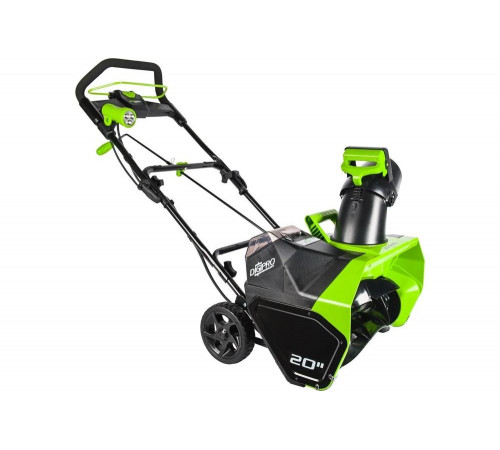Снегоуборщик аккумуляторный GreenWorks 40 V, 51 см, бесщеточный, с 1хАКБ 4 Ач c USB и ЗУ 2600007USB4 Снегоуборщик аккумуляторный GreenWorks 40 V, 51 см, бесщеточный, с 1хАКБ 4 Ач c USB и ЗУ 2600007USB4