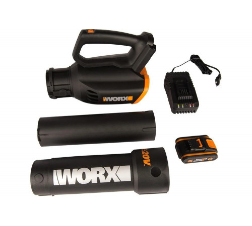 Аккумуляторная воздуходувка WORX AIR TURBINE 20В 1х2.0 А*ч и ЗУ WG547E