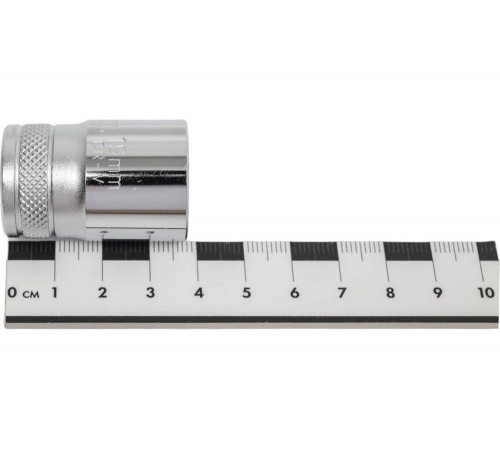 KRAFTOOL 1/2", 19 мм, Cr-V сталь, хромированная, торцовая головка 27805-19_z01