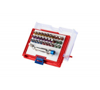 Набор вставок бит 1/4, TORX, HEX, PZ, PH, SLOT, 32 предмета МАСТАК 058-10032C