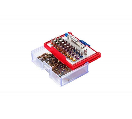 Набор вставок (бит) 1/4", PH, PZ, Hex, Torx, Slotted, 32 предмета МАСТАК 058-10032C Набор вставок (бит) 1/4", PH, PZ, Hex, Torx, Slotted, 32 предмета МАСТАК 058-10032C