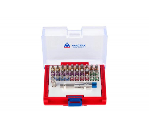 Набор вставок (бит) 1/4", PH, PZ, Hex, Torx, Slotted, 32 предмета МАСТАК 058-10032C Набор вставок (бит) 1/4", PH, PZ, Hex, Torx, Slotted, 32 предмета МАСТАК 058-10032C