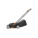 Аккумуляторная газонокосилка WORX 20в, бесщеточная, 30 см, 4ач х 1, зу 2а, коробка WG730E