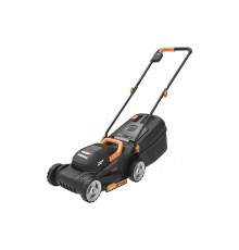Аккумуляторная газонокосилка WORX 20в, бесщеточная, 30 см, 4ач х 1, зу 2а, коробка WG730E