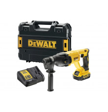 Аккумуляторный перфоратор DEWALT DCH133M1, 18 В, 2.6 Дж, 5500 уд/мин, с АКБ 4 Ач и ЗУ, в кейсе TSTAK DCH133M1-QW
