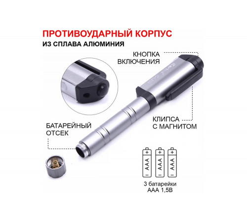 iCarTool IC-L203: мощный светодиодный фонарь для автомобиля