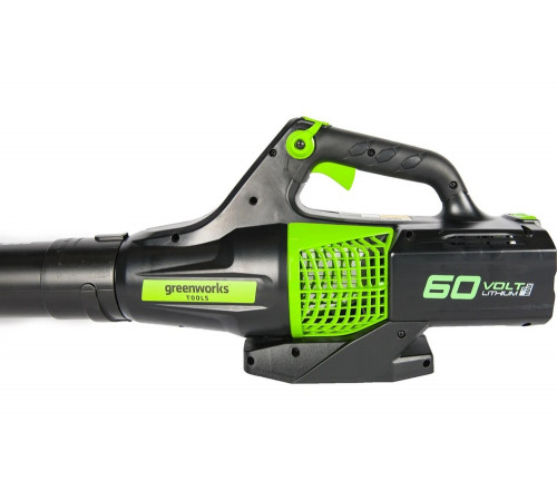 Бесщеточный аккумуляторный воздуходув GreenWorks GD60ABK2, 60V 2401307UB