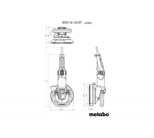 Эксцентриковая машина METABO RFEV 19-125 RT (603826700) Эксцентриковая машина METABO RFEV 19-125 RT (603826700)