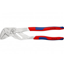 Переставные клещи-ключ Knipex 52 мм (2"), длина 250 мм, хром, 2К ручки, KN-8605250SB
