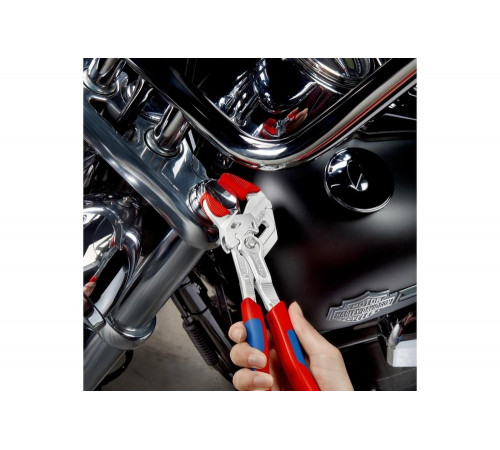 Переставные клещи-ключ Knipex 52 мм (2"), длина 250 мм, хром, 2К ручки, KN-8605250SB