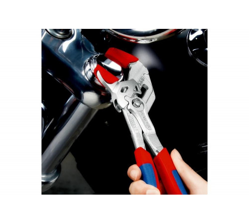 Переставные клещи-ключ Knipex 52 мм (2"), длина 250 мм, хром, 2К ручки, KN-8605250SB
