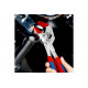 Переставные клещи-ключ Knipex 52 мм (2"), длина 250 мм, хром, 2К ручки, KN-8605250SB