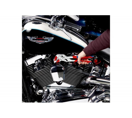 Переставные клещи-ключ Knipex 52 мм (2"), длина 250 мм, хром, 2К ручки, KN-8605250SB