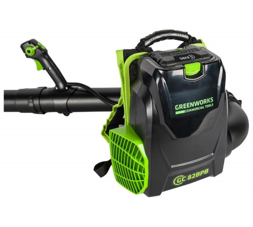Аккумуляторный ранцевый воздуходув GreenWorks GC82BPBK5 82V 2402507UB
