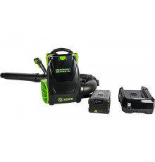 Аккумуляторный ранцевый воздуходув GreenWorks GC82BPBK5 82V 2402507UB