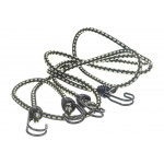 Крепежный шнур STAYER резиновый 120 см c двойным стальным крюком 2 шт 40506-120