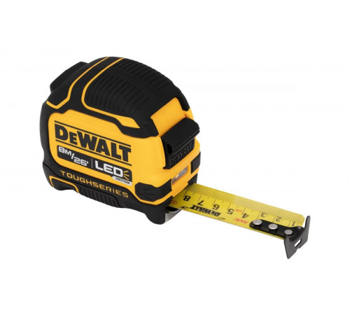 Рулетка Dewalt с подсветкой, 8 м DWHT35268