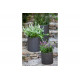 Комплект кашпо Keter S+M+L CYLINDER PLANTERS коричневое, 3 шт. 17197934КР