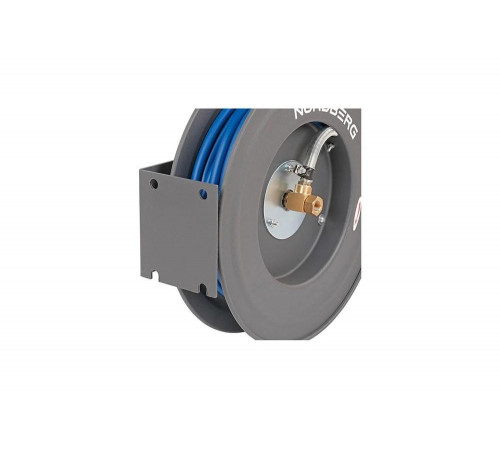 Шланг воздушный гибридный на стальной катушке PVC 10x15 мм, 20 м NORDBERG HR1020RPVC Шланг воздушный гибридный на стальной катушке PVC 10x15 мм, 20 м NORDBERG HR1020RPVC