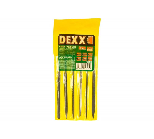 Набор надфилей 6 шт. DEXX 1604-H6 Набор надфилей 6 шт. DEXX 1604-H6