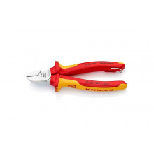 Кусачки боковые со страховочным креплением 160 мм KNIPEX KN-7006160TBK