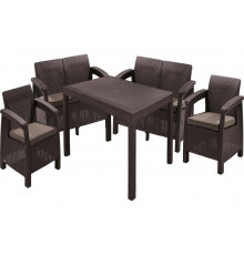 Комплект мебели Keter Corfu fiesta set коричневый 258945