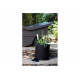 Кашпо KETER Cylinder Planter S графит 229120