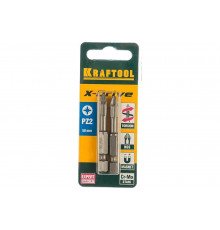Биты "EXPERT" (E 1/4"; PZ 2; 50 мм; 2 шт.) KRAFTOOL 26123-2-50-2