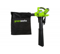 Аккумуляторный воздуходув-пылесос GreenWorks GD40BVK3 40V 24227UE