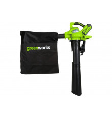 Аккумуляторный воздуходув-пылесос GreenWorks GD40BVK3 40V 24227UE