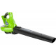 Аккумуляторный воздуходув-пылесос GreenWorks GD40BVK3 40V 24227UE