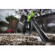 Аккумуляторный воздуходув-пылесос GreenWorks GD40BVK3 40V 24227UE