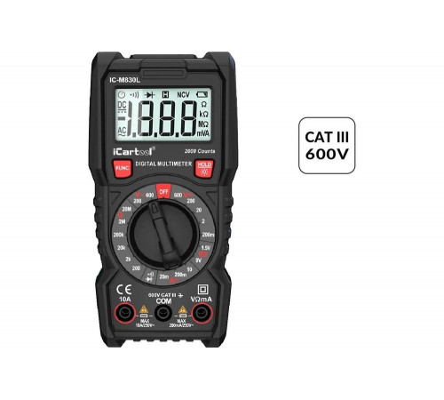 Цифровой мультиметр iCarTool IC-M830L Цифровой мультиметр iCarTool IC-M830L